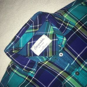 Blue and Green Flannel